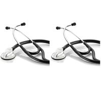 Adscope 600 - Platinum Multifrequency Stethoscope - Black (Pack of 2)