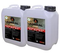AdSeal Block Paving and Concrete Sealer, Water-Based sealer suitable for Block Paving, Imprinted, Flags or any Concrete Surface - Satin Finish (White, 10 Litre)