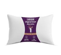 adsin 1 Pack Extra Filled Bounce Back Pillow (Soft), Hollow-fibre Jumbo Bed Pillow, Hypoallgernic Hotel Quality Pillows, Luxury Sleep Neck Pain Relief, Premium Pillows