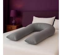 adsin 9ft U Shaped Pregnancy Pillow(Grey, 9 Feet), Comfortable Maternity Pillow, Orthopedic Back & Neck Nursing Support Cuddly Long Pillow, Full Body Pillow for Back, Hips & Legs of Pregnant Women.