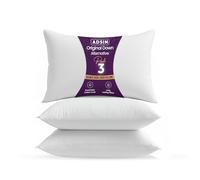 adsin Extra Filled Bounce Back Sider Pillows, Hollow-fibre Dust Resisted Filled Bed Pillow, Ultimate Luxury Sleep Neck Pain Relief, Premium Hypoallgernic Hotel Pillows Cover, (Pack of 3-19" x 29")