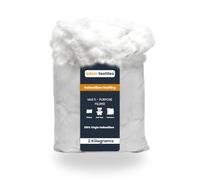 adsin Hollwofibre Stuffing Grade Filling For Pillows, Cushions, Knitted Toys, Sofas, Teddy Bears all-purpose Bounce Back Lightweight Stuffing (2-KG)