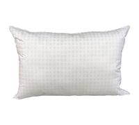 adsin Hotel Pillow Hollowfibre check Jumbo Bed Pillows Luxury Bounce Back Quality Standard Pillow White (Firm, Pack of 1)