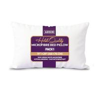 adsin New White Microfibre Bed Pillows Bounce Back Hotel Quality Comfortable Suitable for Back and Side Sleepers Pillow (Extra Firm, Pack of 1)