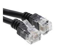 ADSL 2+ High Speed Broadband Modem Cable RJ11 to RJ11 1m BLACK