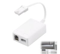 ADSL Filter Microfilter Splitter, BT Plug to RJ11 Broadband Internet Filter Adapter with Cable Lead for Routers WiFi Landline Modem Telephone Fax Compatible with Sky BT TalkTalk Plusnet EE Vodafone