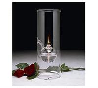 Adsled Clear Glass Oil Light Borosilicate Includes Bliss Suspended Hurricane Candle Holder Sleeve Paraffin Lamp 22CM
