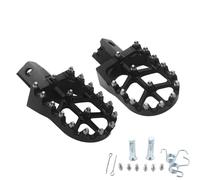 Adsspro Motorcycle CNC Aluminum Foot Pegs Foot Pedals Rests Footpegs For CT200U CT200U-EX BT200X CT100U Mega Moto Trail 100cc 212cc 196cc mini bikes Dirt Pit Bike (Black)