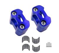 Adsspro Universal Motorcycle 1-1/8"(28mm) 7/8" (22mm) CNC Aluminum Handlebar Handle Risers Adjustable Fat Bar Mount Clamps For EXC KLX KXF YZF CRF XR SX SXF YZ Motorbike Motocross Dirt Pit Bike