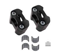 Adsspro Universal Motorcycle 1-1/8"(28mm) 7/8" (22mm) CNC Aluminum Handlebar Handle Risers Adjustable Fat Bar Mount Clamps For EXC KLX KXF YZF CRF XR SX SXF YZ Motorbike Motocross Dirt Pit Bike