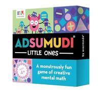 Adsumudi Math Game - Little Ones - The Adorably Fun Game for Clever Kids to Grow Their Addition, Subtraction and Mental Math Skills - Great for Ages 4 and Up
