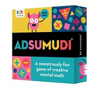 Adsumudi Math Game - The Monstrously Fun, Smart Game for Kids to Practice Multiplication, Division, Addition and Subtraction - Great for Kids Ages 8-12