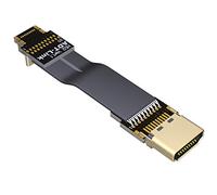ADT-Link FPV Cable for HDMI Micro Mini Flat Camera Connector 5cm-50cm Flexible Wire Line 18Gbps 4K@50/60 2160p for HDMI2.0 for FPV Camera (15cm,A1-D2)