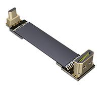 ADT-Link FPV Cable for HDMI Micro Mini Flat Camera Connector 5cm-50cm Flexible Wire Line 18Gbps 4K@50/60 2160p for HDMI2.0 for FPV Camera (5cm,A2-D3)