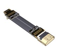ADT-Link FPV Cable for HDMI Micro Mini Flat Camera Connector 5cm-50cm Flexible Wire Line 18Gbps 4K@50/60 2160p for HDMI2.0 for FPV Camera (15cm,A4-D2)