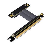 ADT-Link PCIe 3.0 X4 X8 Riser Extender for Gigabit Network Card Industrial SSD Pci-e 3.0 X4 X8 To X16 Extension PCI-Express 3.0 Cable (5cm,R32SR)
