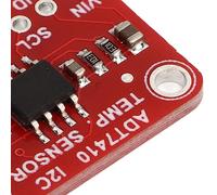 ADT7410 Temperature Sensor Breakout Board, I2C Temperature Sensor Module, 40℃ to 105℃ Range, 2.7V to 5VDC Power Supply, with Interrupt and Alarm Pins for Industrial