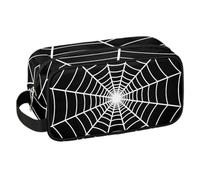 ADTASU Spider Web Kids Toiletry Bag for Boys Toiletry Pouch Waterproof Small Dopp Kit for Kids Hanging Wash Bag Cosmetic Bag Toiletry Bag for Travel Essential, Spider Web-1