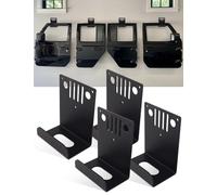 ADTOPI Wrangler Door Hanger Removable Wall-Mounted Heavy Duty Door Hanger Bracket compatible with Jeep Wrangler CJ YJ TJ LJ JK JKU JL JLU & Gladiator JT 2021-4 PACK