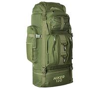 Adtrek Olive Green 120L Hiker Backpack Extra Large Hiking/Camping Luggage Rucksack