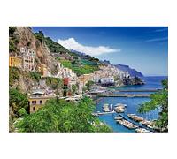 Adult 1000 Piece Italy Positano Aegean Sea Amalfi Coast Seaport Picture Landscape Home Photo Frame Wall Decoration Jigsaw Puzzles for Birthday