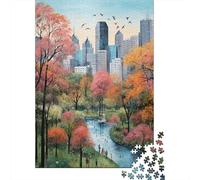 Adult 1000 Piece Jigsaw, Central Park New York, Festive Gift, 38x26cm/1000pcs