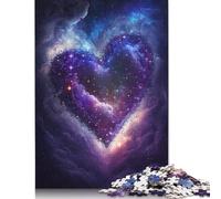 Adult 1000 Pieces Jigsaw Puzzles Galaxy Love Cloud Puzzling Challenging Difficult Jigsaw Puzzle Wooden DIY Home Decoration 1000pcs (75x50cm)