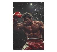 Adult 1000piece Jigsaw Puzzle Rocky Balboa Legendary Boxer Toy Fun Family Game Suitable for Children Challenging Gift Decorative Gift 38x26cm
