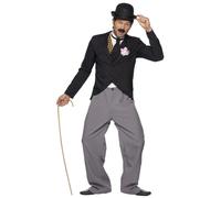 Adult 1920s Star Suit Silent Film Icon Fancy Dress Party Costume