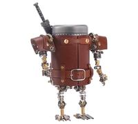 Adult 3D Metal Puzzle, Steampunk Style Pen Holder Metal Model Set, 3D Metal Puzzle Mechanical Pen Holder Building Blocks, DIY Mechanical Model Set, a high-end Gift for Men