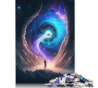 Adult 500 Piece Jigsaw Puzzles Beautiful Alien Planet Jigsaw Puzzle Wood Jigsaw Brain Challenge Puzzle Toy Game 500pcs (52x38cm)