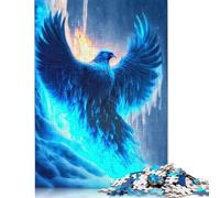 Adult 500 Piece Jigsaw Puzzles Galaxy Art Phoenix Jigsaw Puzzle Wood Jigsaw Brain Challenge Puzzle Toy Game 500pcs (52x38cm)