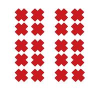 Adult Accessory Product Category Nipple Covers 10 Pack Satin Pasties Stickers with Plus Sign for Discreet Wear and Everyday Confidence (F, A)