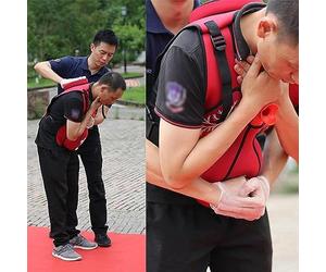 Adult Airway Obstruction First Aid Vest Trainer Simulates Suffocation Rescue Tracheal Blockage Wearable Training Foreign Body Stuck Throat Anti Choking