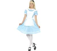 Adult Alice Princess Costume Wonderland Book Day Ladies Fancy Dress UK 8-22