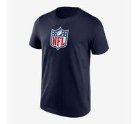 Adult American Football T-shirt - Fanatics Logo/nfl/navy Blue