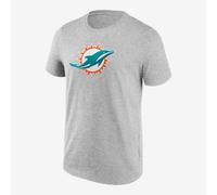 Adult American Football T-shirt - Fanatics/nfl/miami Dolphins/grey