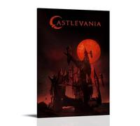 Adult Animated Dark Fantasy Action Castlevania Vintage TV Series Canvas Wall Art Living Modern Family Bedroom Music Movie Cartoon Poster 08x12inch(20x30cm) Frame-style