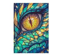 Adult Artistic Jigsaw Puzzle, Emerald Dragon Eye, 300 PCS