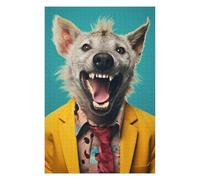 Adult Artistic Jigsaw Puzzle, Laughing Hyena, 1000 PCS | Jigsaw Puzzle for Adults: image-based sorting for steady puzzle progress alone or together.