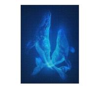 Adult Artistic Jigsaw Puzzle, Luminous Leviathans, 500 PCS