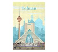 Adult Artistic Jigsaw Puzzle, Travel to Tehran, 1000 PCS