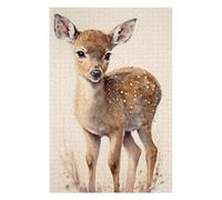 Adult Artistic Jigsaw Puzzle, Whispering Woods Fawn's First Steps, 1000 PCS