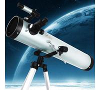 Adult Astronomy Telescope,125mm Caliber 700mm Focal Length,telescopes For Astronomy Beginners And Kids, Reflection Telescope With Adjustable Tripod (Color : Package 3) WOWCSXWC