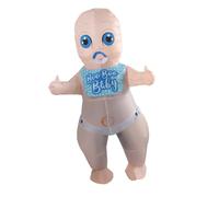 Adult Baby Costume, Inflatable Baby Costume Halloween Gender Reveal Blow Up Adult for Shower Party Holiday Cosplay