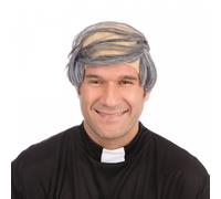 Bristol Novelty BW070 Baldy Man Wig | For Men | Black and White, Grey, One Size