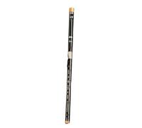 adult Bamboo Flute Professional Bitter Flute Instrument Bk Two Section Small A(Black,E flat)