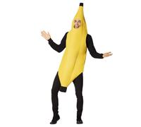 Adult Banana Costume Fancy Dress Set Yellow Banana Fruit Fancy Party Costume Lightweight Comfortable Dress Suitable For Role Play Carnival Easter Halloween Christmas Party Adult Women Men One Size