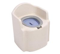 Adult Bedside Commode Chair, Soft Cushion, Stable Anti Slip Design, Water Resistant, Integrated Strong Load Bearing Capacity, Bathroom, Bedroom, Squatting Toilet