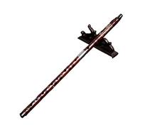Adult beginner bitter flute zero based instrument brown one section model with accessories Beginners Bamboo Flute